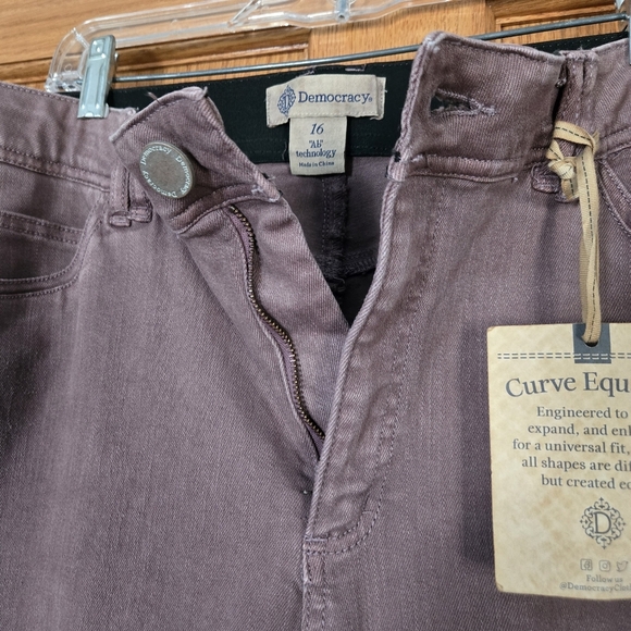 Democracy "Ab" technology High Rise Jeans size 16 - Picture 3 of 9